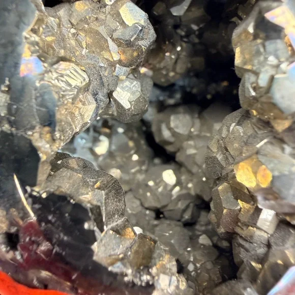 Collector Quality Pyrite Sphere from Peru • Cubic Crystal Formations 3.37” - Picture 7 of 8